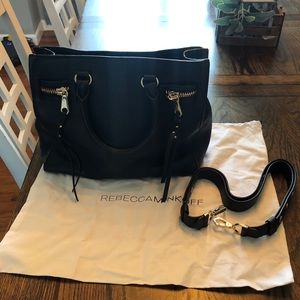 REBEKAH MINKOFF Navy Regan Satchel